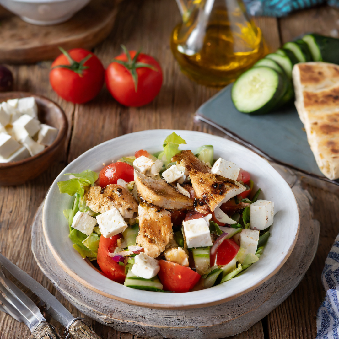 Lebanese Chicken Fattoush Salad